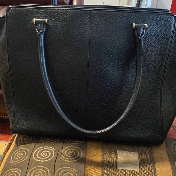 Kate Spade Black leather Satchel with Tassel - Picture 2 of 12
